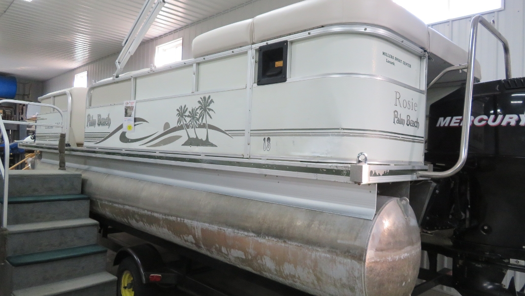 (SOLD) For sale 2006 Palm Beach Pontoon w/115hp 4/S Midwest Boats